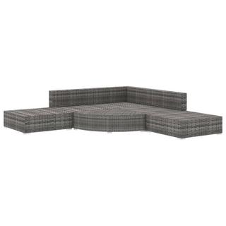 VidaXL Gartensofa poly-rattan  