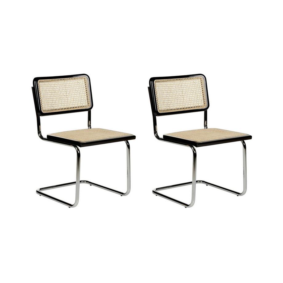 Lot de 2 chaises en Rotin Boho CORDOVA