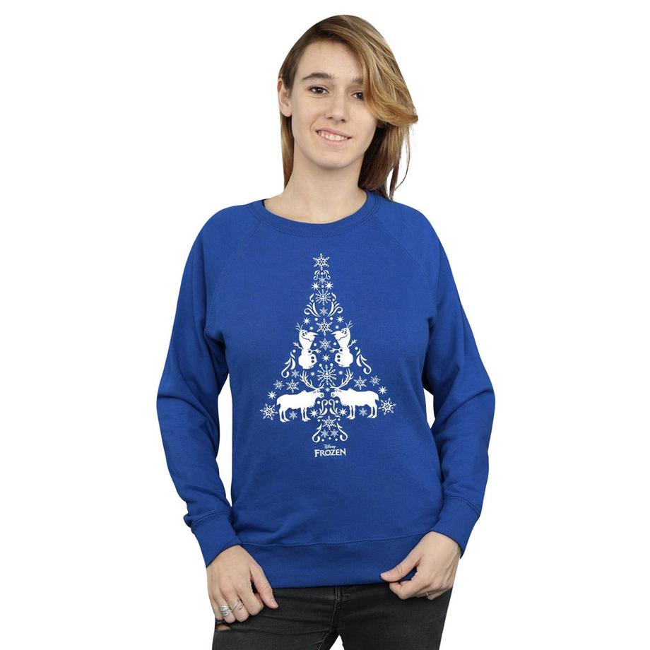 Disney Frozen Felpa Grafica Albero di Natale  