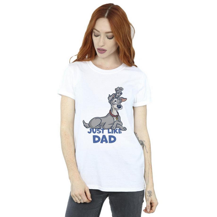 Disney Lady And The Tramp Just Like Dad T-Shirt  