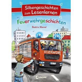 Silbengeschichten zum Lesenlernen - Feuerwehrgeschichten Voigt Mannel Couverture rigide 