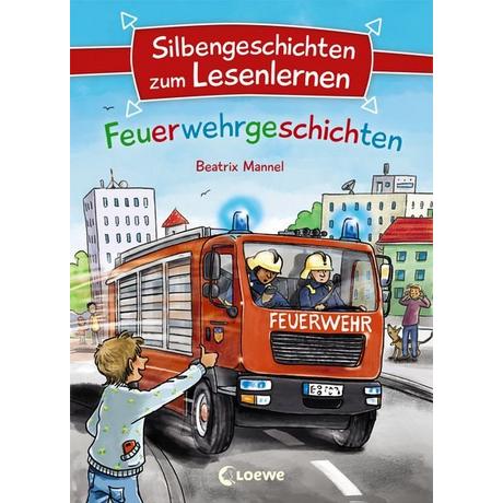 Silbengeschichten zum Lesenlernen - Feuerwehrgeschichten Voigt Mannel Gebundene Ausgabe 