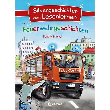 Silbengeschichten zum Lesenlernen - Feuerwehrgeschichten Voigt Mannel Copertina rigida 