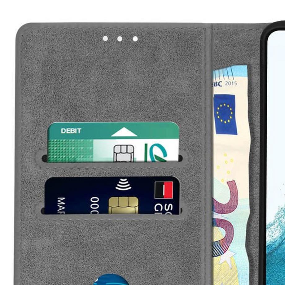 Avizar  Étui Folio Samsung Galaxy S22 Gris 