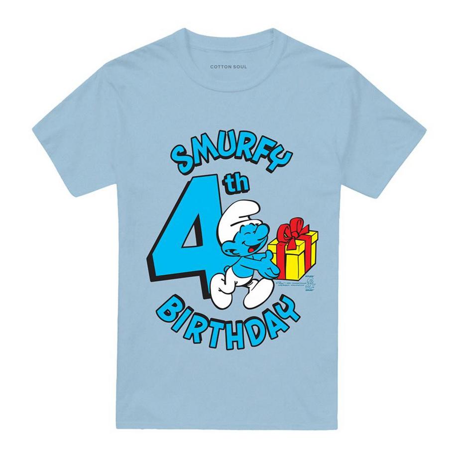Smurfy Maglietta 4° Compleanno