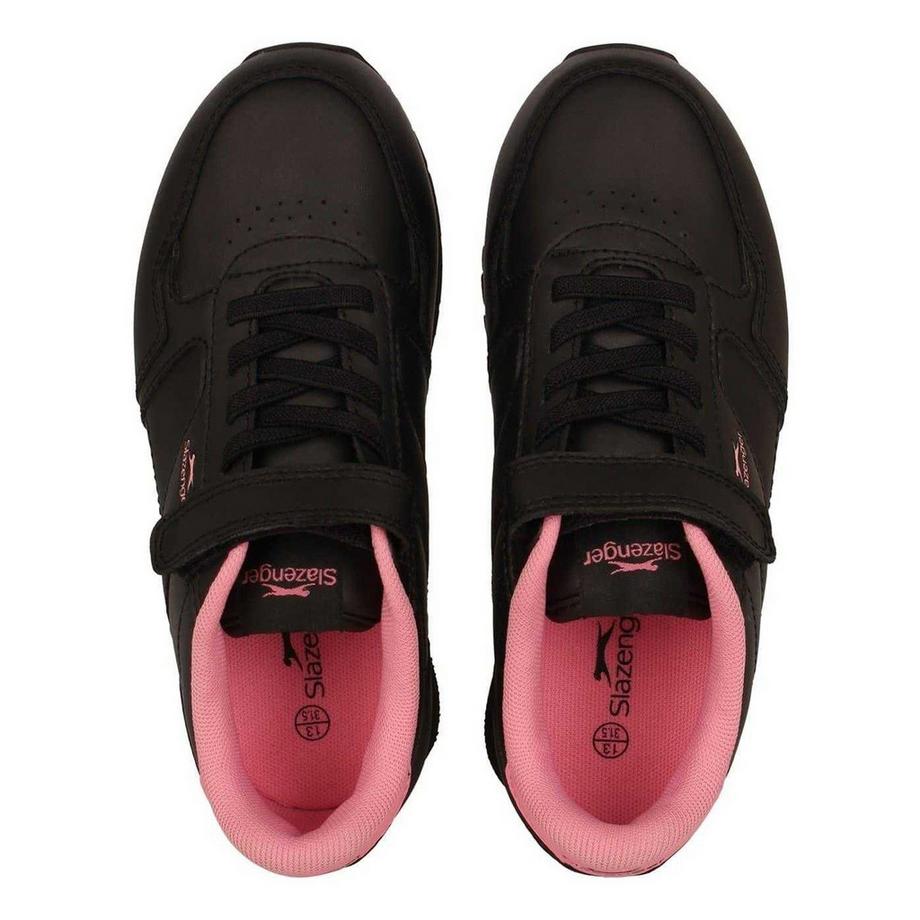 Slazenger Baskets Classic en cuir revêtu avec fermeture à scratch  