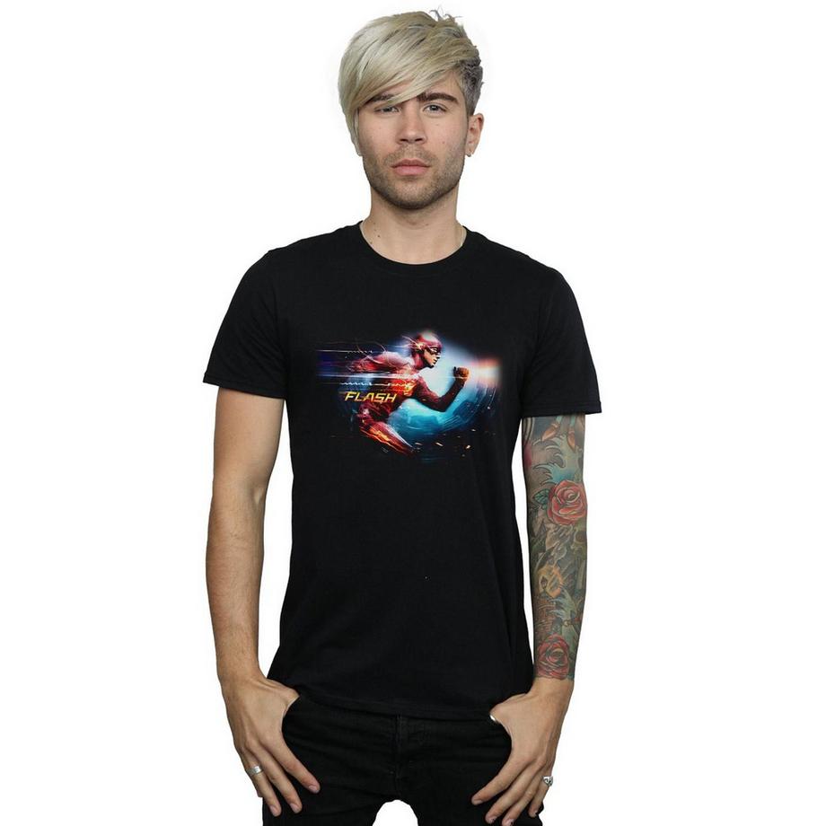 DC COMICS Flash T-Shirt Imprimé Manches Courtes  