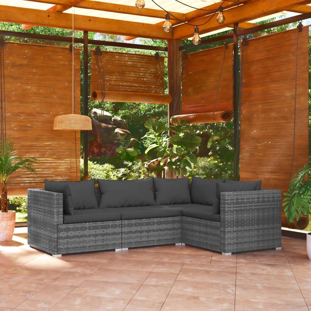 VidaXL set lounge giardino  