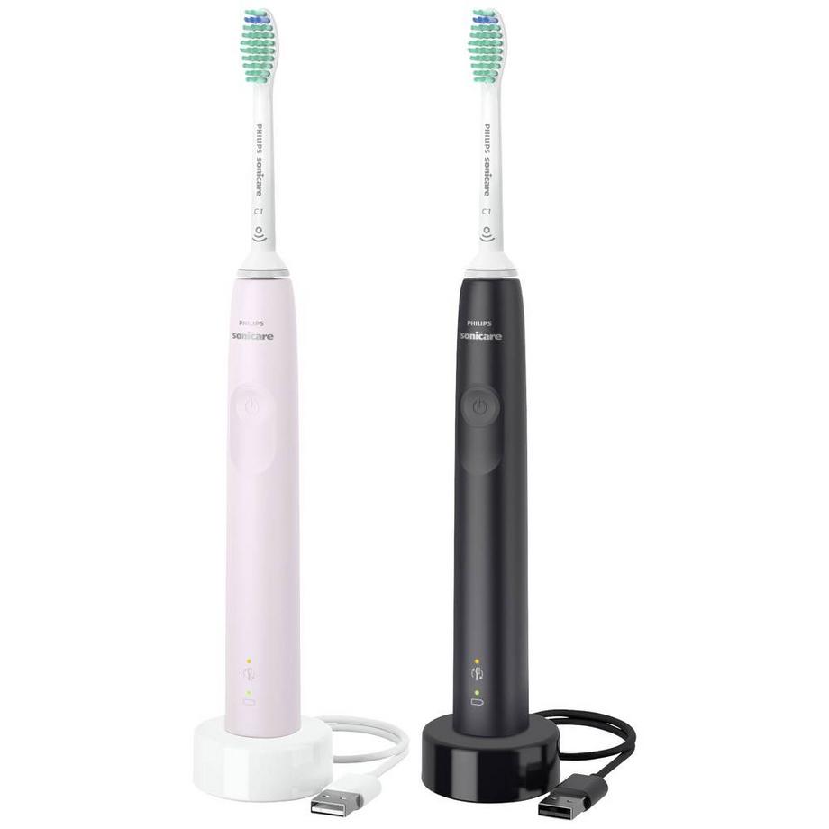 Philips Sonicare Elektrische Zahnbürste mit Schalltechnologie, Doppelpack  