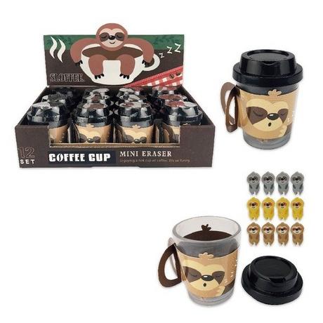 Roost ROOST Radiergummi 12 Stück SLE-006 Faultier  