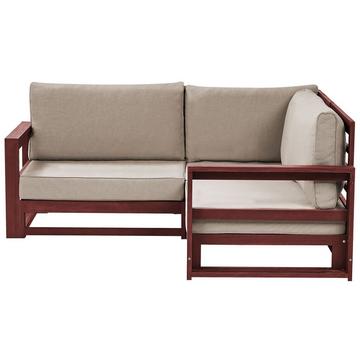 Canapé d'angle en Acacia Moderne TIMOR