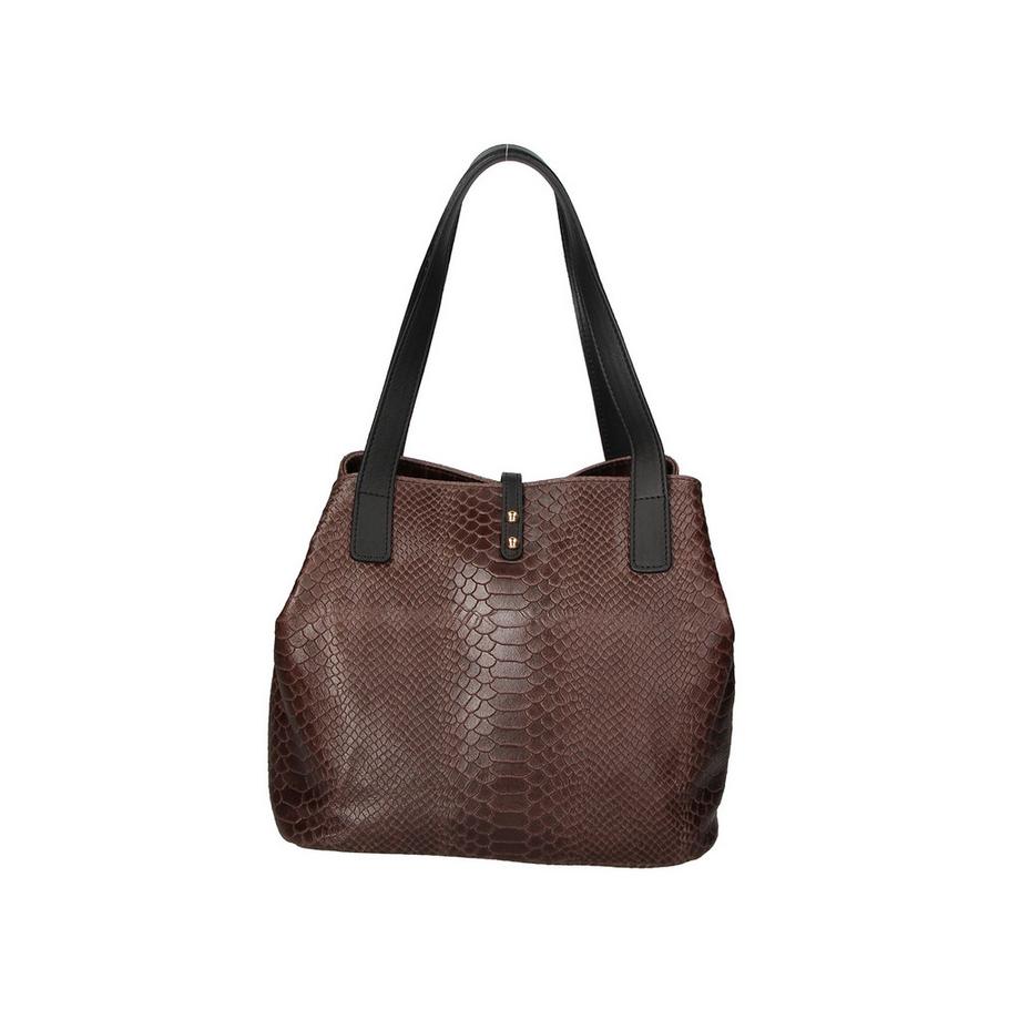 Gave Lux Borsa a mano stampa serpente  