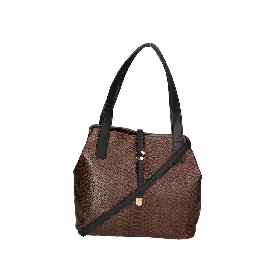 Gave Lux Borsa a mano stampa serpente  