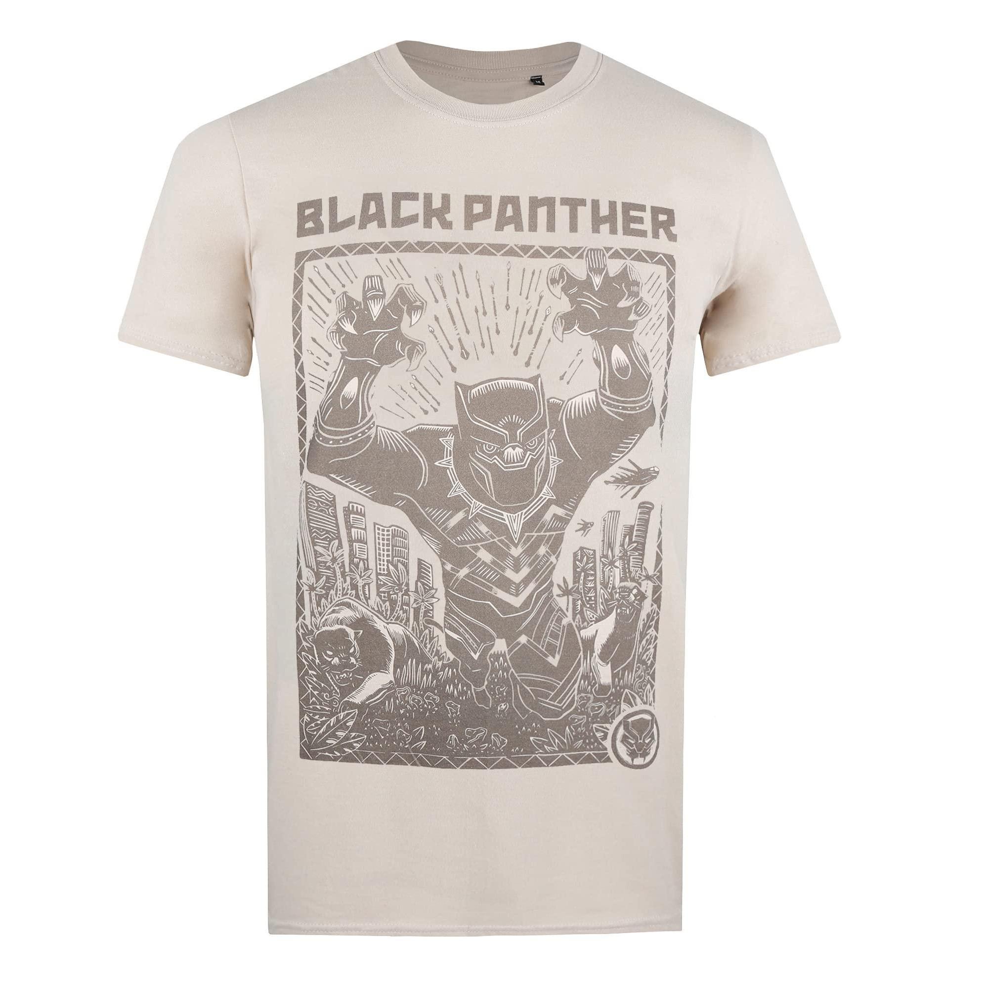 Black Panther Black Panther T-Shirt Imprimé Graphique  