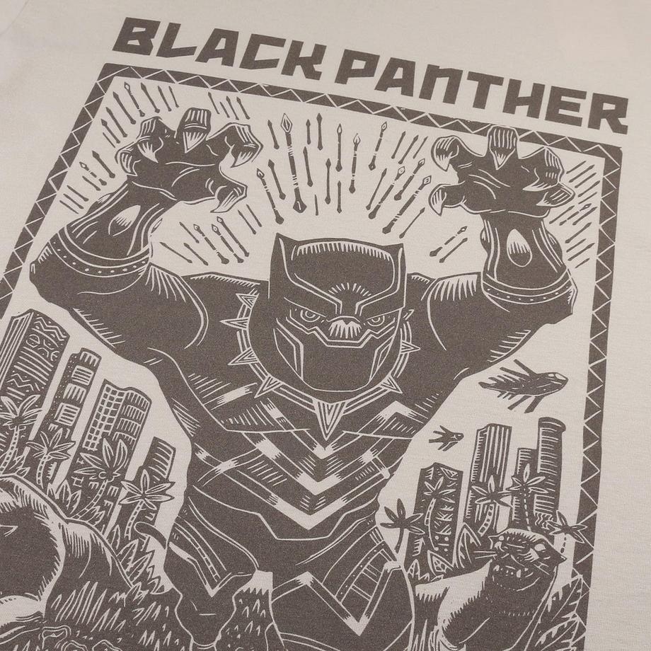 Black Panther Black Panther T-Shirt Imprimé Graphique  