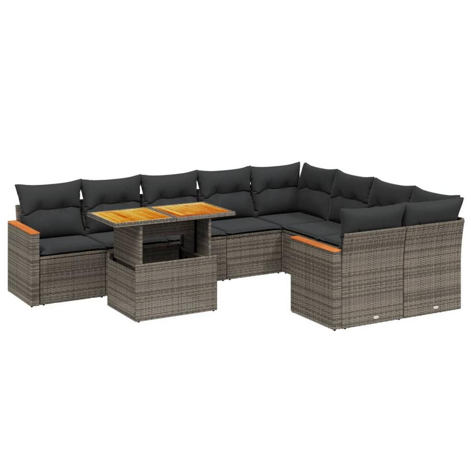 Garten sofagarnitur poly-rattan