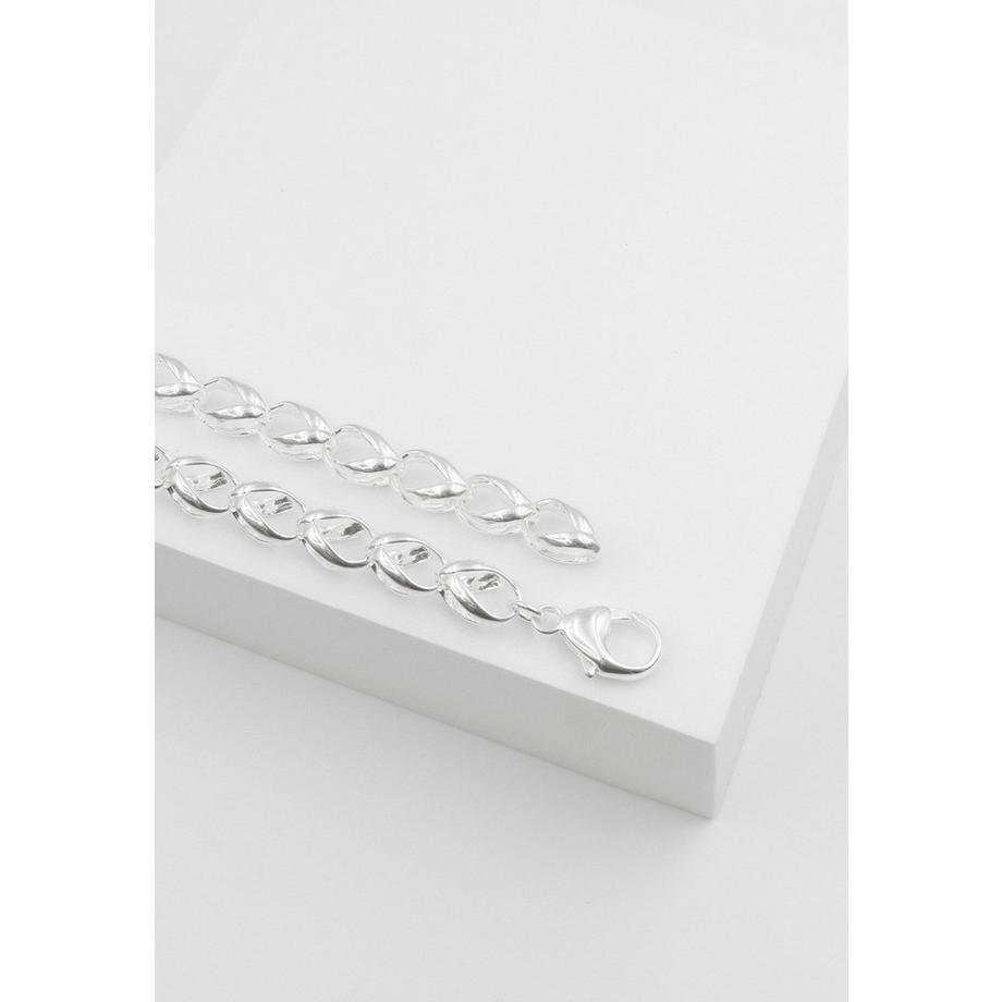MUAU Schmuck  Collier Fantasie Silber 925, 7mm, 45cm 