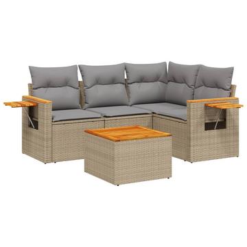 Garten sofagarnitur poly-rattan