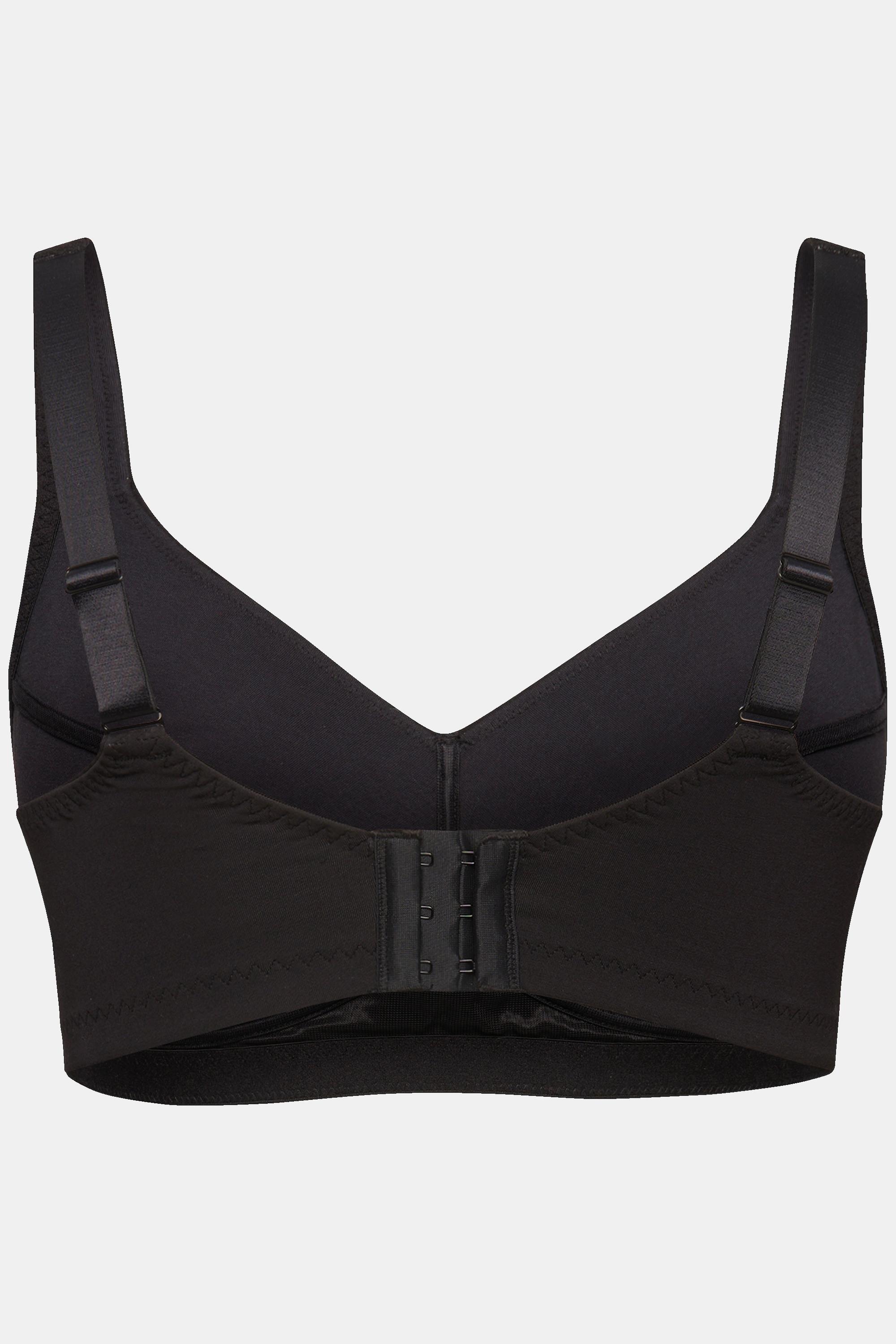 Ulla Popken  Soutien-gorge souple, sans armatures, bretelles larges - bonnet C-E 