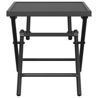 VidaXL Table de jardin pliante acier  