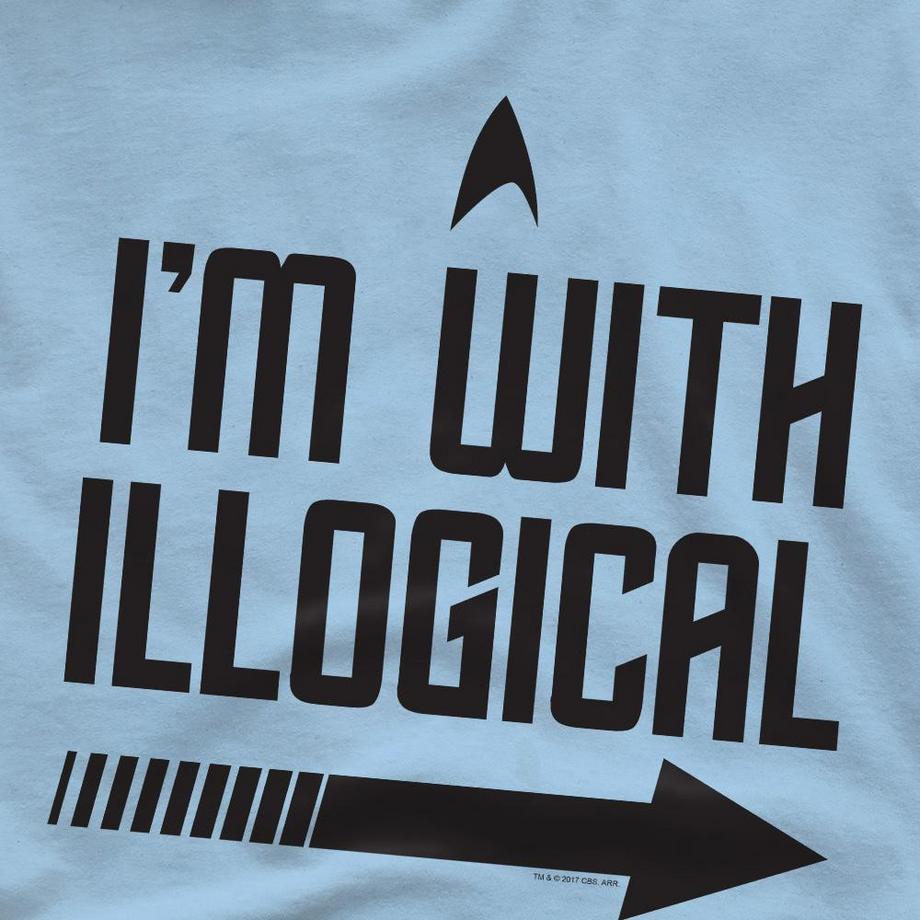 Star Trek T-Shirt Imprimé Graphique I'm With Illogical  