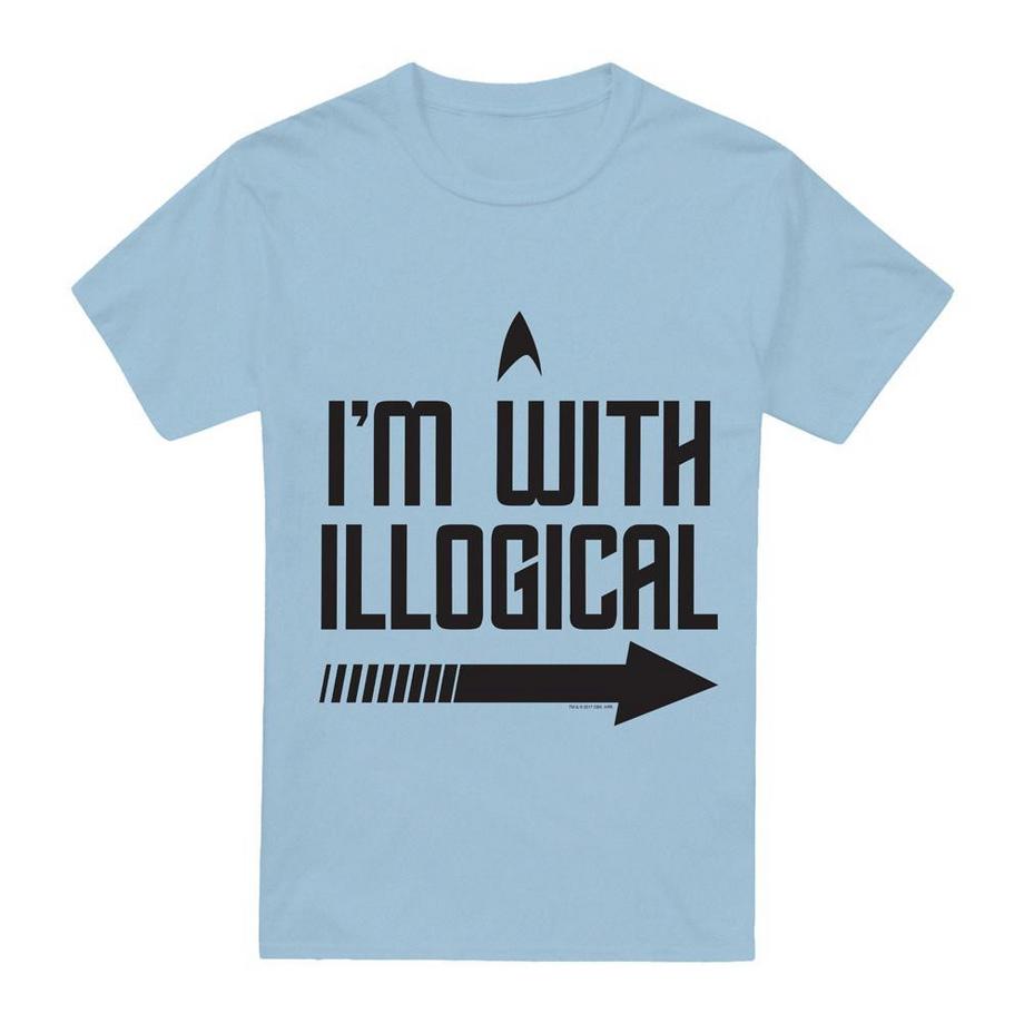 Star Trek T-Shirt Imprimé Graphique I'm With Illogical  