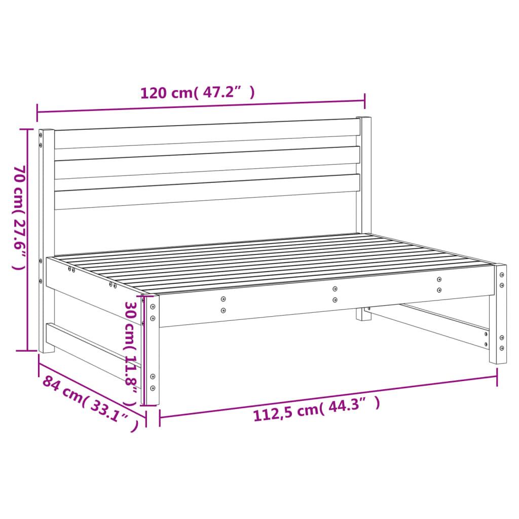 VidaXL Garten mittelsofa kiefernholz  