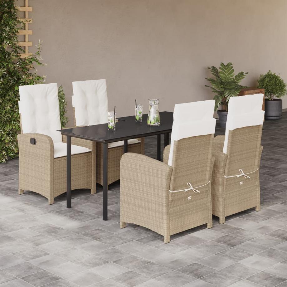 VidaXL Garten essgruppe poly-rattan  