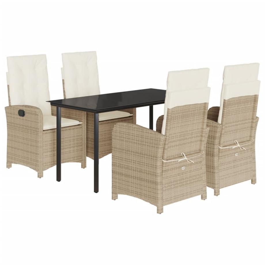 Garten essgruppe poly-rattan