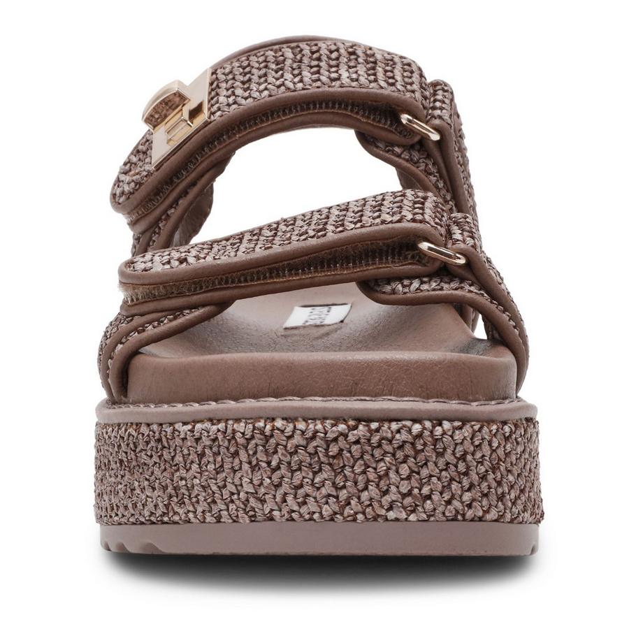 STEVE MADDEN Sandali con plateau e cinghie intrecciate  