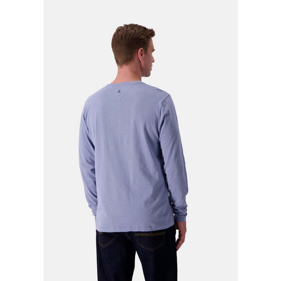 Colours & Sons Henley Slub Langarmshirt  