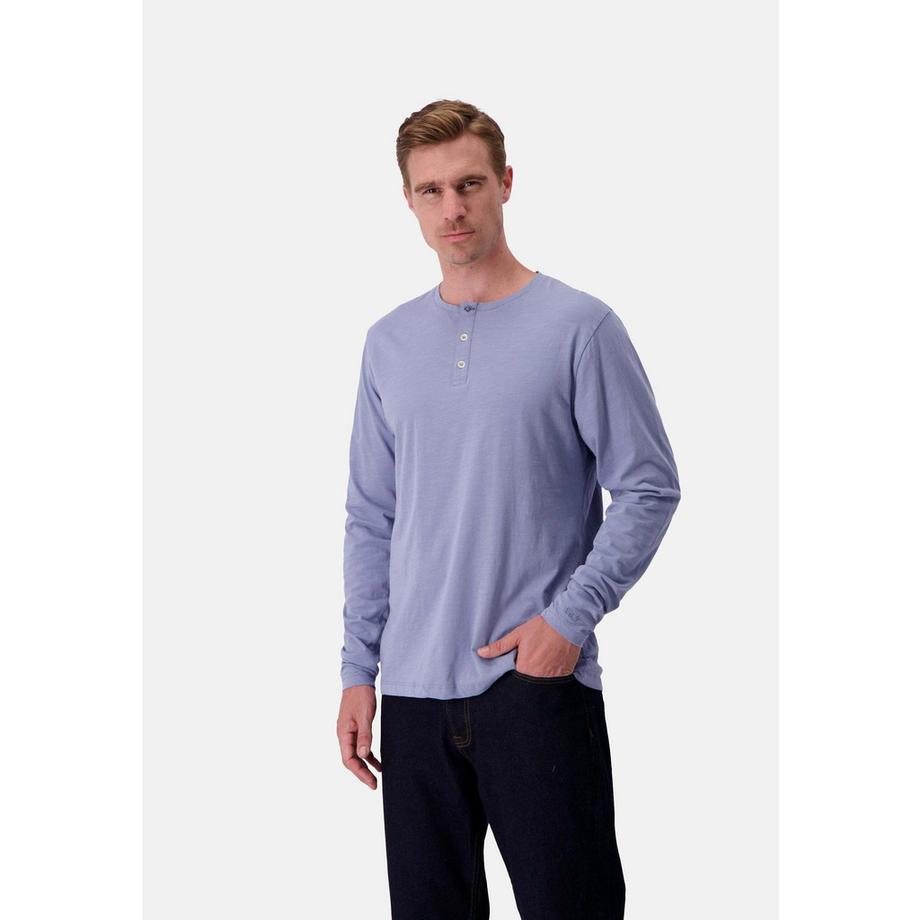 Langarmshirts Henley - Slub