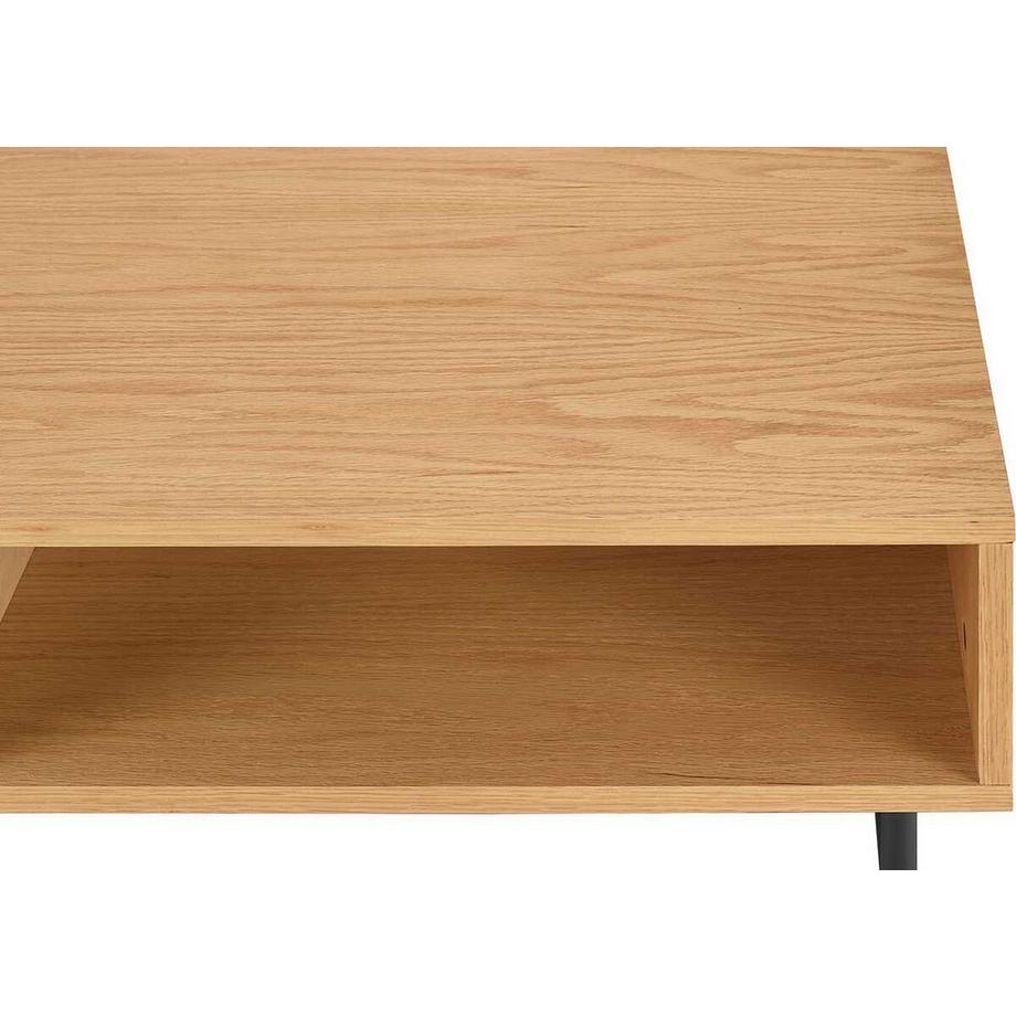 mutoni Table basse Flubna nature noir 120  