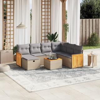 VidaXL Garten sofagarnitur poly-rattan  