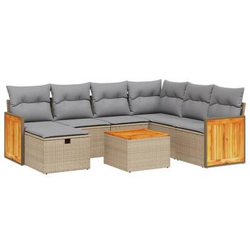 Garten sofagarnitur poly-rattan