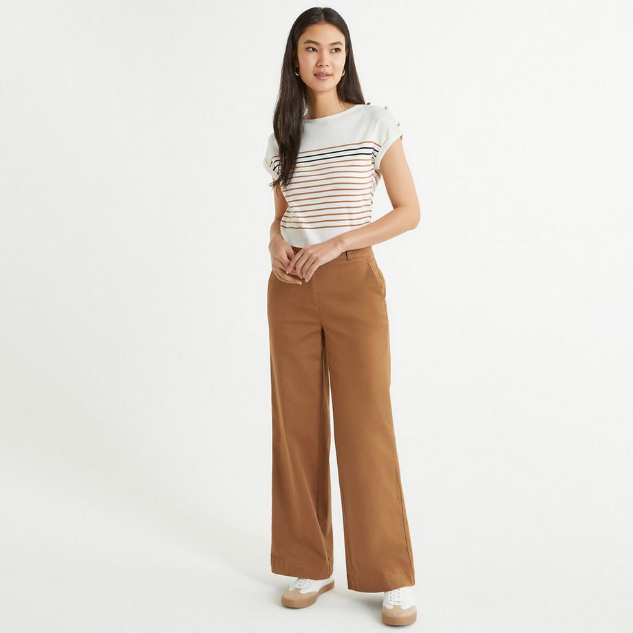 La Redoute Collections Pantalon Chino Large  