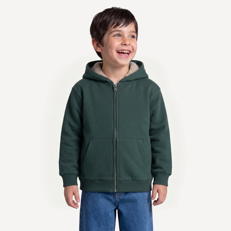 Sweatshirt mit Reissverschluss und Kapuze