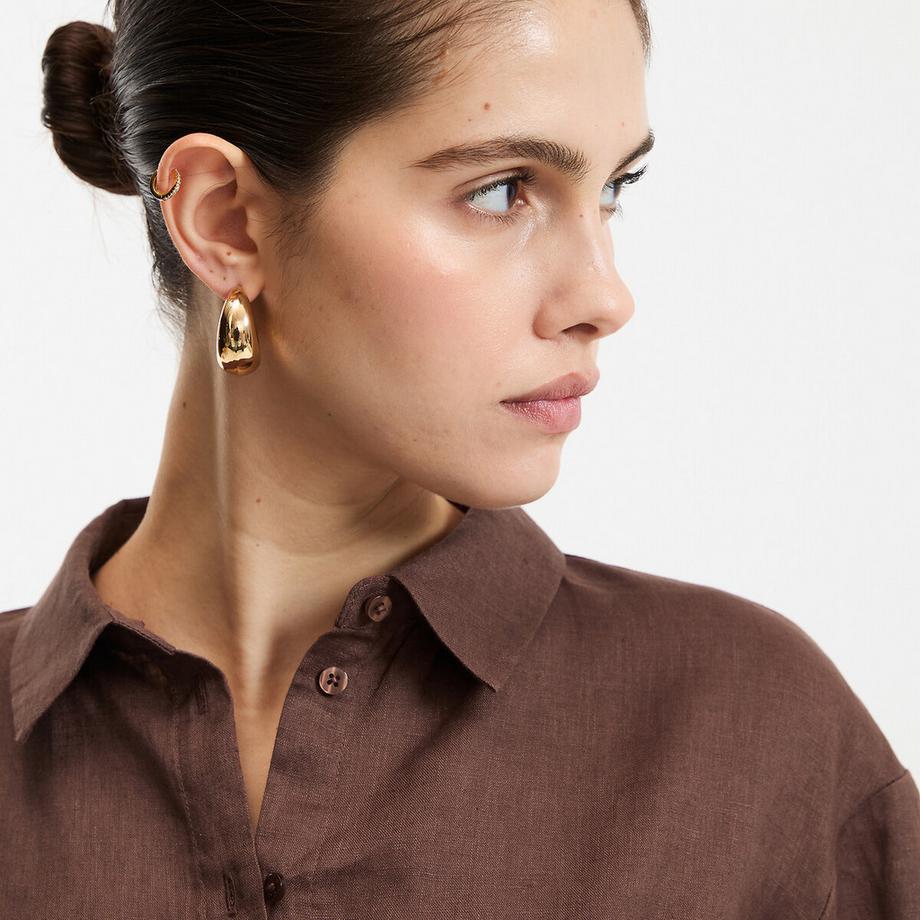 La Redoute Collections Camicia ampia in lino  