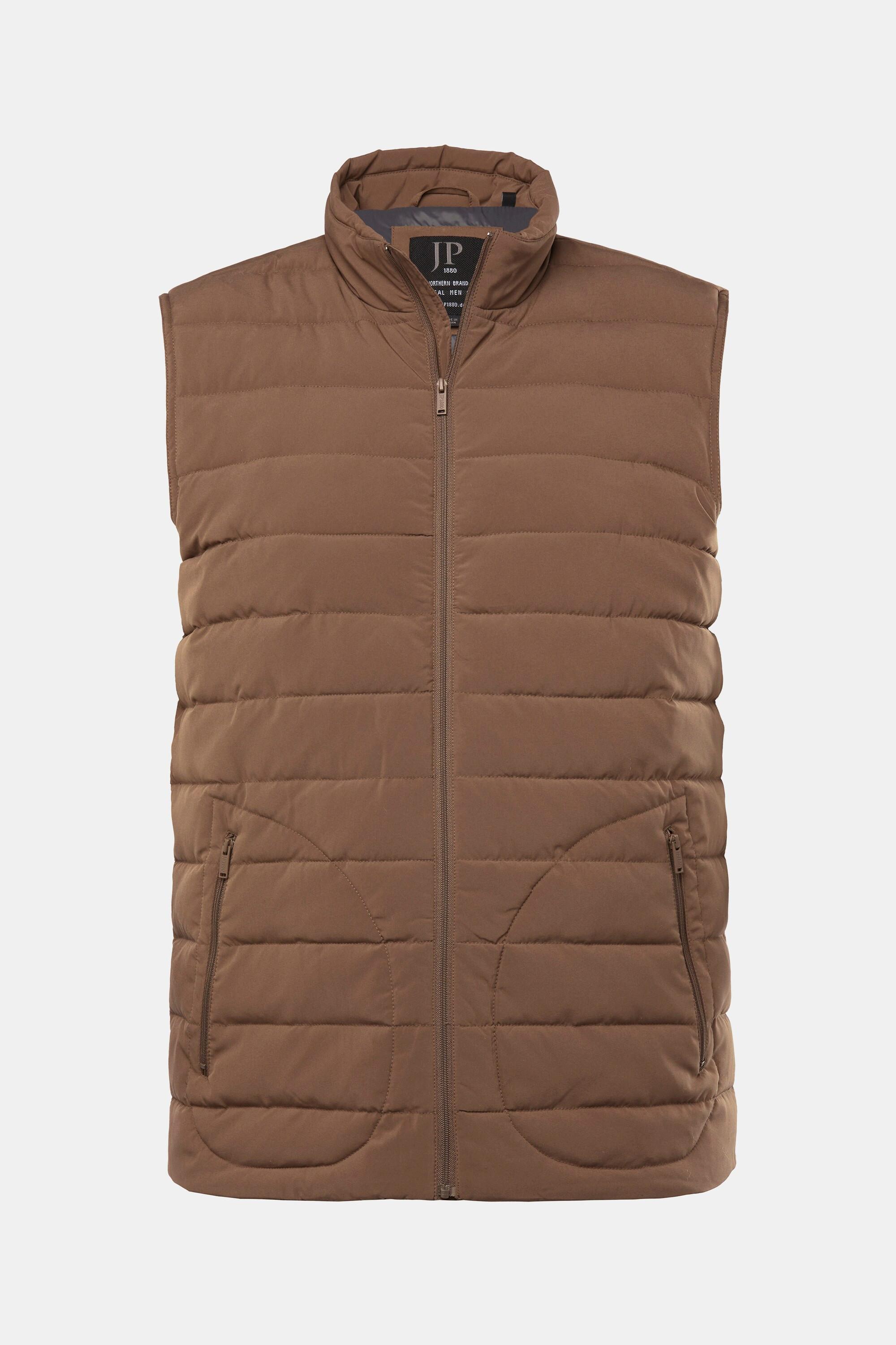 JP1880 Gilet trapuntato effetto piuma collo alto  