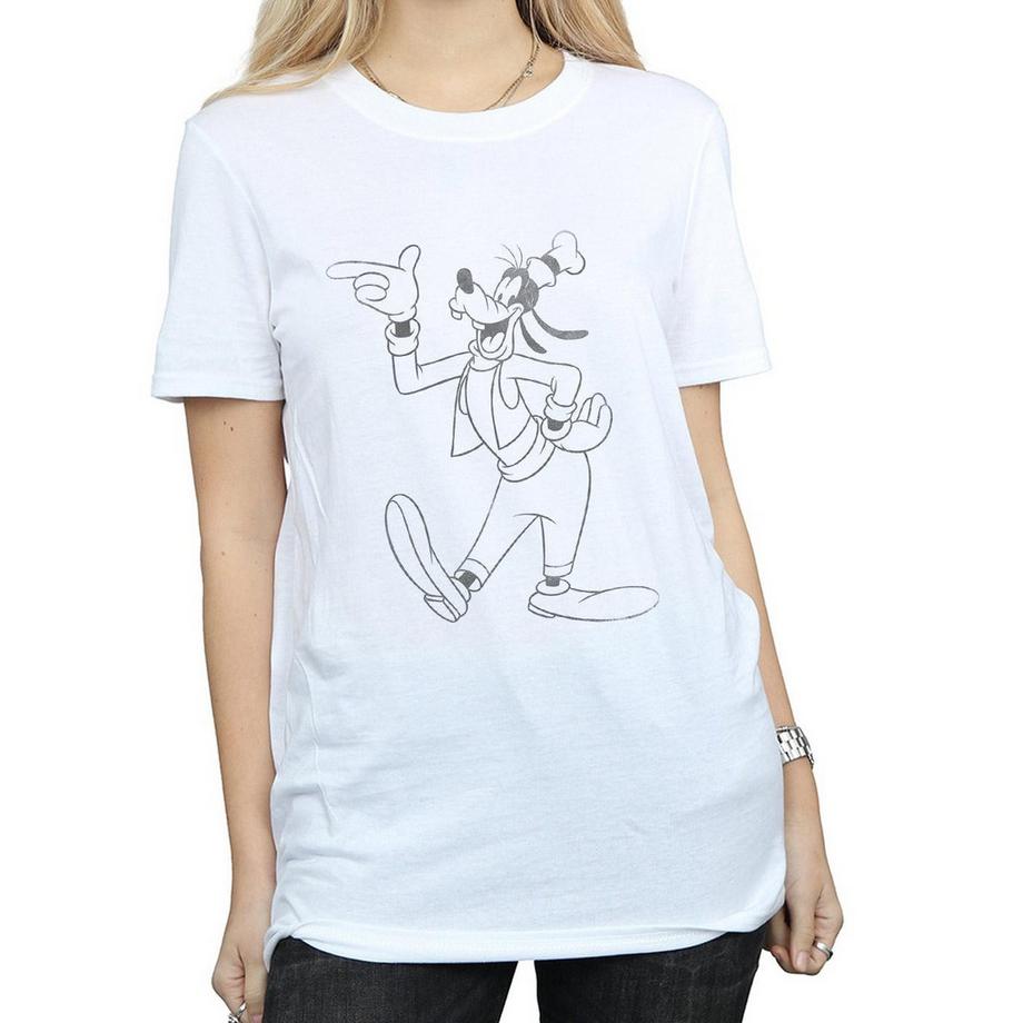 Disney Goofy Sketch T-Shirt Stampata  