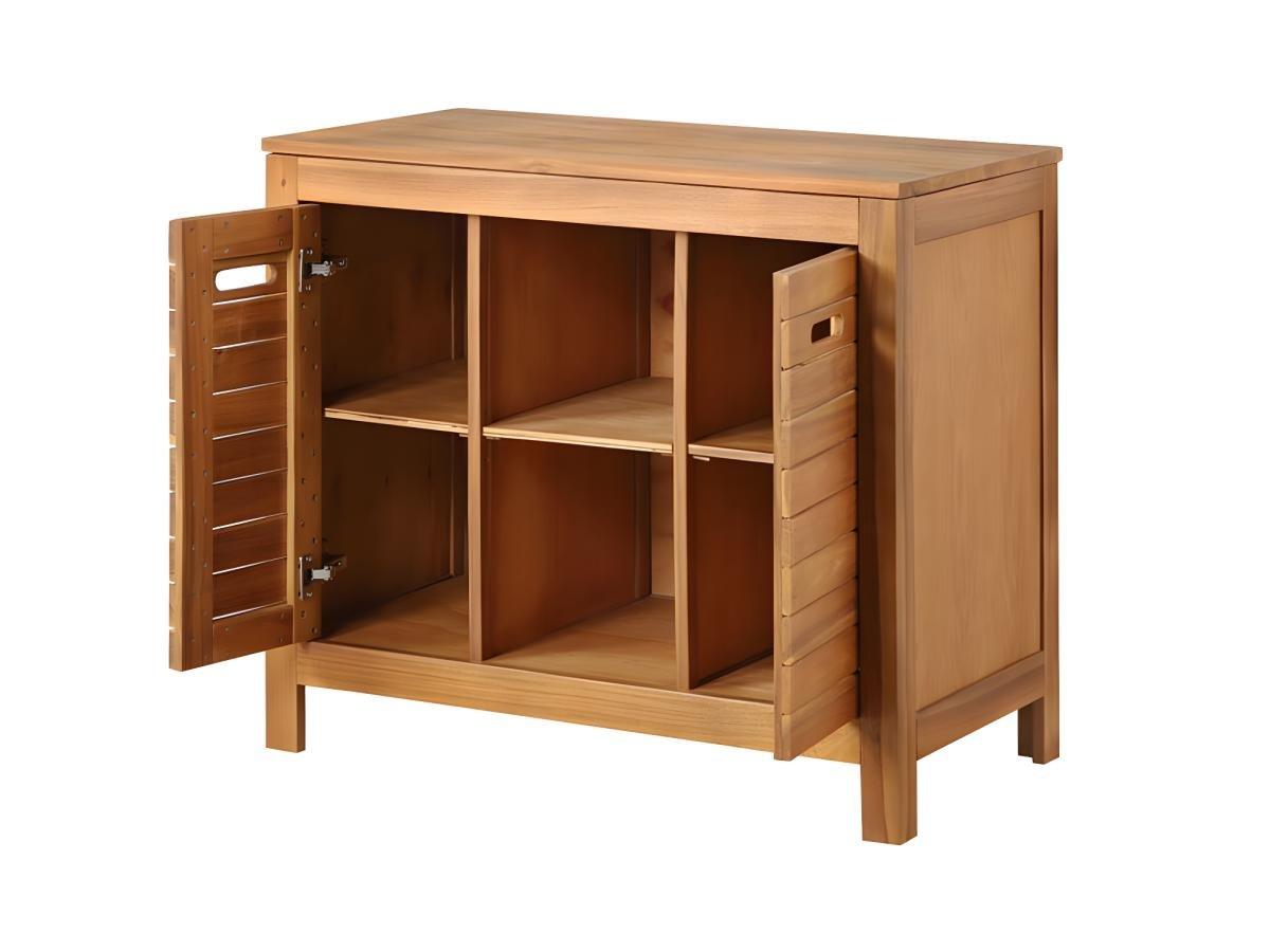 Vente-unique Mobile sotto lavabo  in Legno d'acacia PULUKAN  