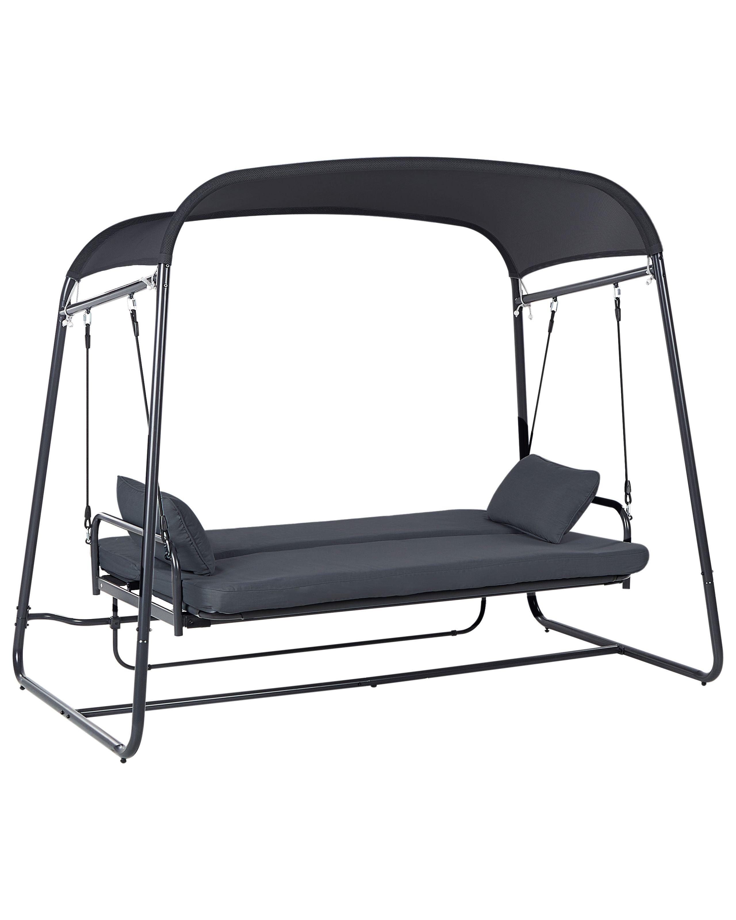 Beliani Dondolo da giardino en Acciaio Mediterraneo MARSCIANO  