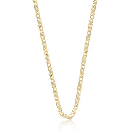 MUAU Schmuck  Collier 8er-Kette Gelbgold 750, 3.2mm, 50cm 