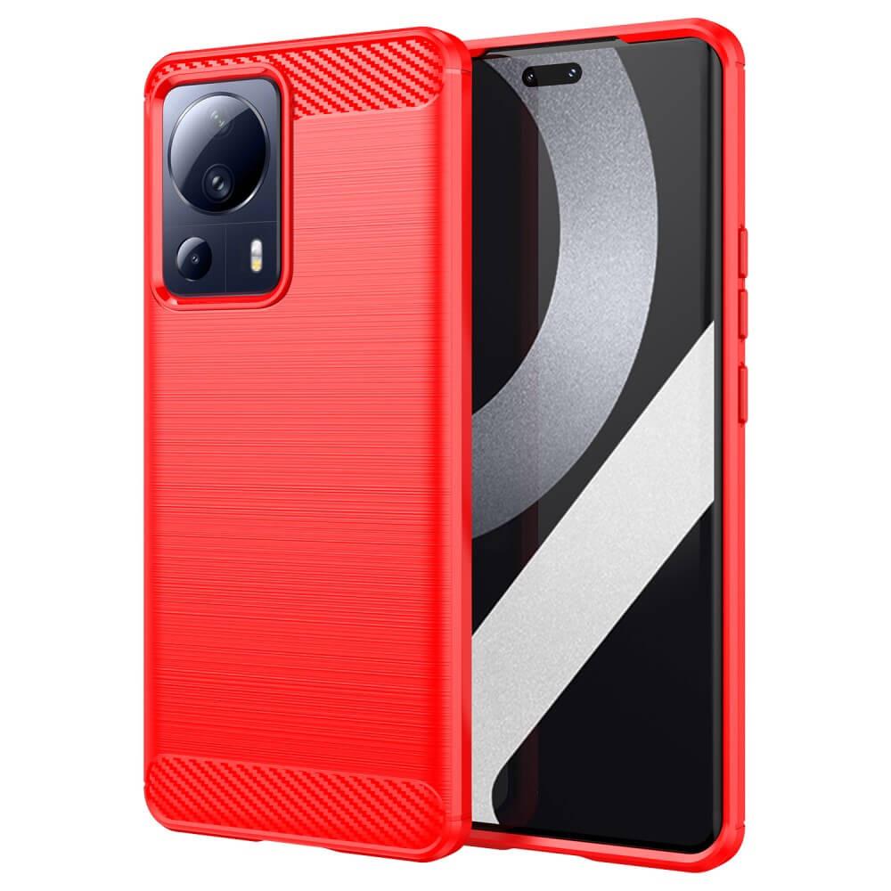 Cover-Discount  Xiaomi 13 Lite - Metall Carbon Look Hülle 