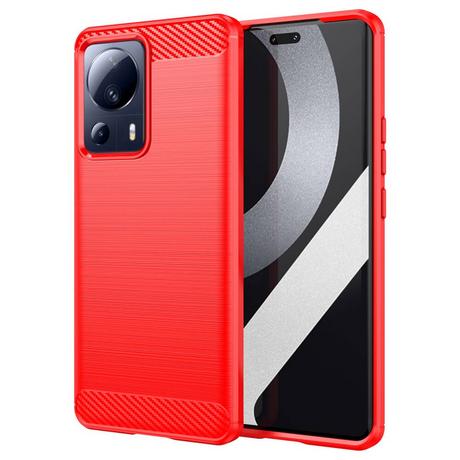 Cover-Discount  Xiaomi 13 Lite - Coque Mã©Tal Look Carbone 