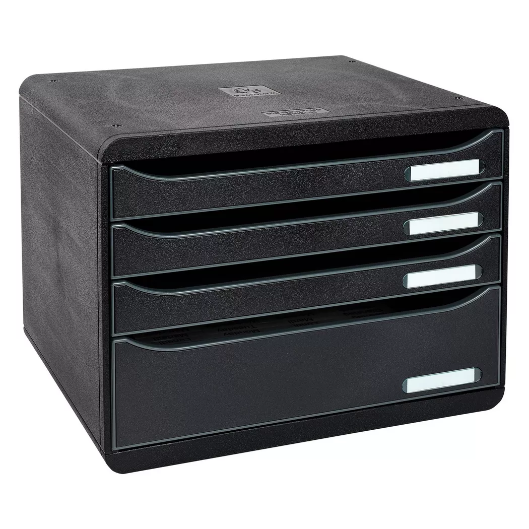 Exacompta Schubladenbox BIG-BOX plus quer ECOBlack