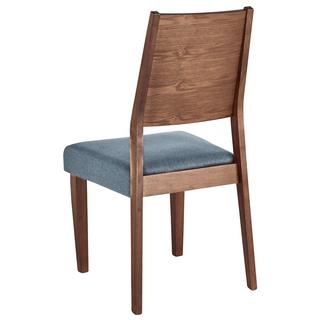 Beliani Esszimmerstuhl 2er Set aus Gummibaumholz Klassisch ELMIRA  