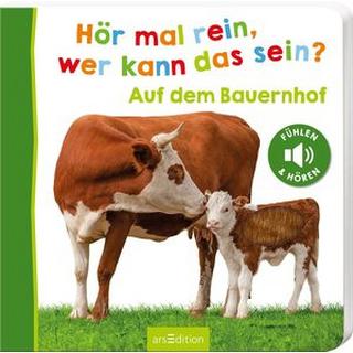 Hör mal rein, wer kann das sein? - Auf dem Bauernhof Kein Autor Copertina rigida 