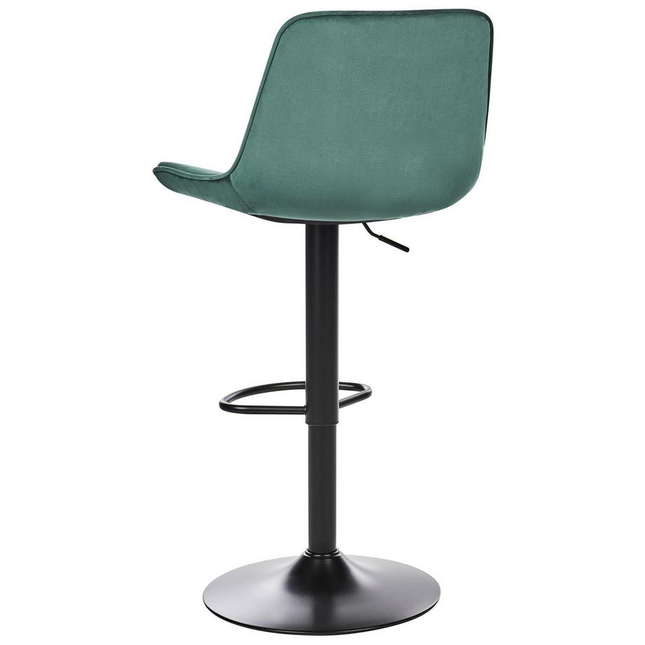 Beliani Set mit 2 Barstühlen aus Samtstoff  DUBROVNIK  