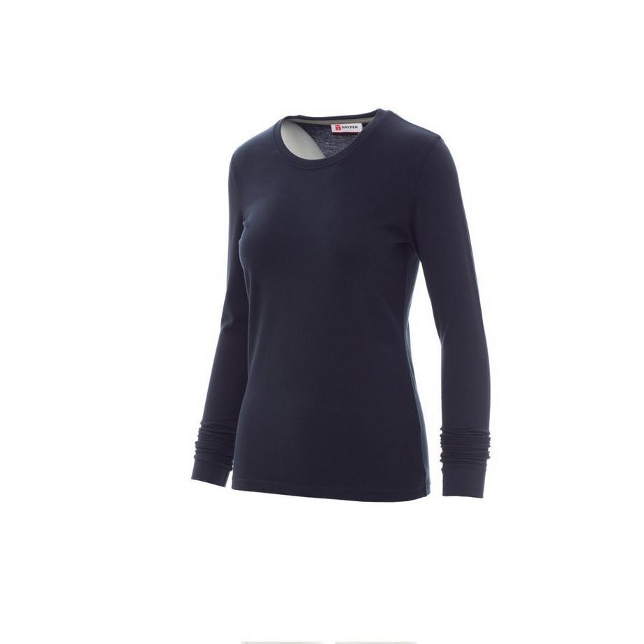 Payper Wear Tailliertes Langarm Rundhals T-Shirt  